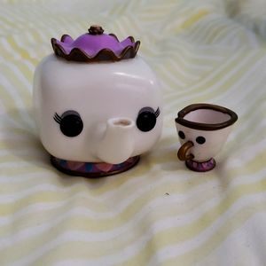 Mrs Potts and Chip Pop! Figure